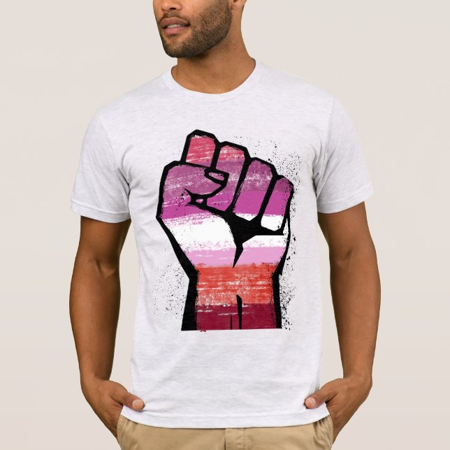 T-shirt Résistance lesbienne (Devant)