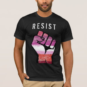 T-shirt Résistance lesbienne