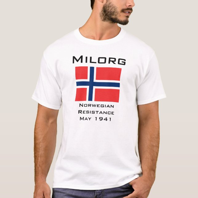 T-shirt Résistance norvégienne (Devant)