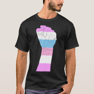 T-shirt Résiste À La Fist Transgenre Drapeau Trans Lgbt Pr