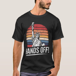 T-shirt Résiste Statue De La Liberté Mains Hors Prot