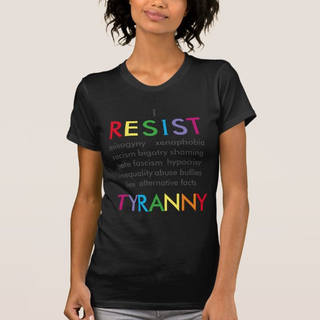 T-SHIRT RÉSISTER (Devant)