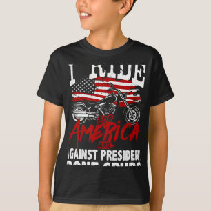 T-shirt Résister aux motards anti-Trump contre la saillie