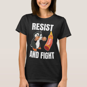 T-shirt Résister Et Combattre Penguin Boxing Tarif Penguin