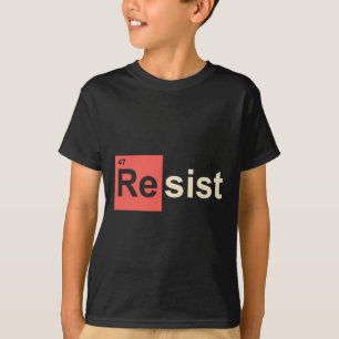 T-shirt Résistez 47 Symbole Chimique Élément Trump