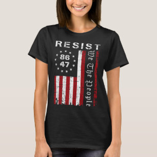 T-shirt Résistez À La Manifestation Nous Le Peuple 8647 86