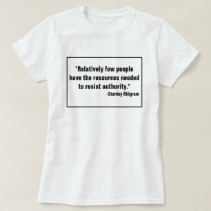 T-shirt Résistez à refuser Obey Anti-Trump Anti-autoritair