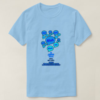 T-shirt Résistez au diable - Logo Bleu -