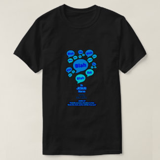 T-shirt Résistez au diable - Logo Bleu -
