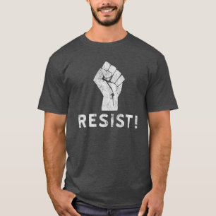 T-shirt Résistez au poing