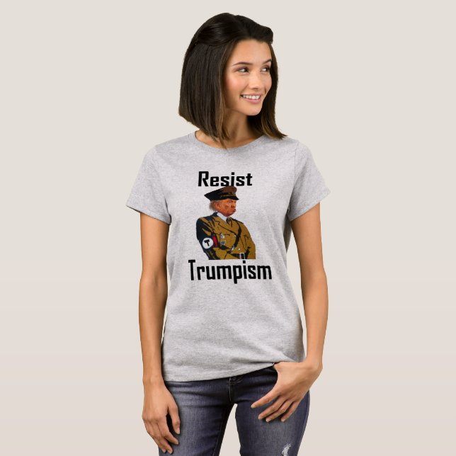T-shirt résistez au ttrumpism (Devant entier)