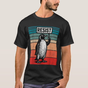 T-shirt Résistez Aux Penguins Contre Les Tarifs Trump Drôl