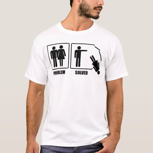 T-shirt résolu par problème (Devant)