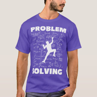 T-shirt Résolution de problème d'escalade de bloc vintage