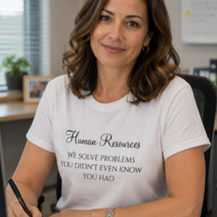 T-shirt Résolveur de problèmes RH Ressources Humaines Humo