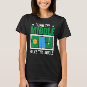 T-shirt Résoudre Le Graphique De Pagaie Du Joueur De Pickl