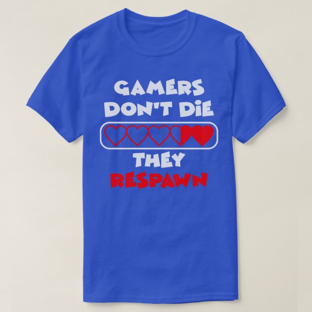 T-shirt Respawn de Gamers (Design devant)
