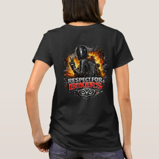 T-shirt Respect for bikers