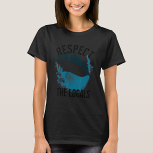 T-shirt Respect Locaux Requin Océan Animal Droits Biologie