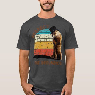 T-shirt Respect vintage Le Jour De La Marmotte Ombre Pour 