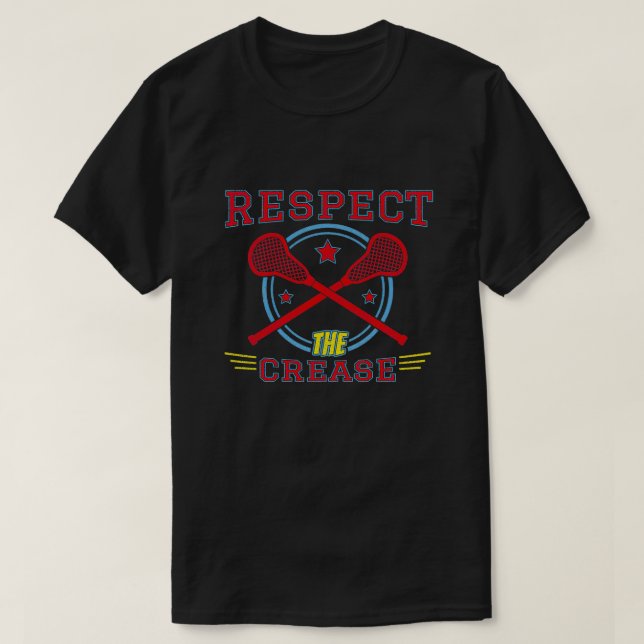 T-shirt Respecter Le Crease Funny Citations De Crosse Cade (Design devant)