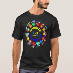 T-shirt Respecter les différences de couleurs Mains soutie