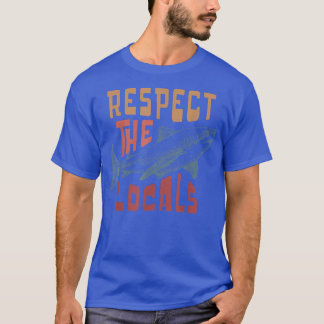 T-shirt Respecter Les Locaux Requins Océan Animaux Droits