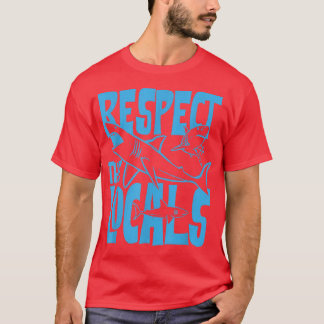 T-shirt Respecter Les Locaux Requins Océan Animaux Droits 