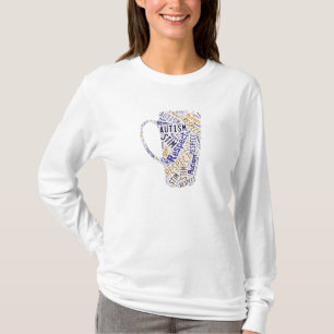T-shirt Respectez la LongT-Chemise GoTeamKate d'autisme de