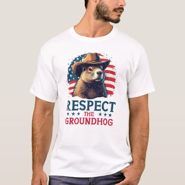 T-shirt Respectez La Marmotte - Vibes Cowboy (Devant)