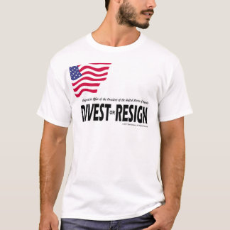 T-shirt Respectez la présidence… privent ou démissionnent