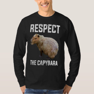 T-shirt Respectez Le Capybara Capibara Rodent