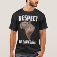 Respectez Le Capybara Funny Capibara Rodent Animal