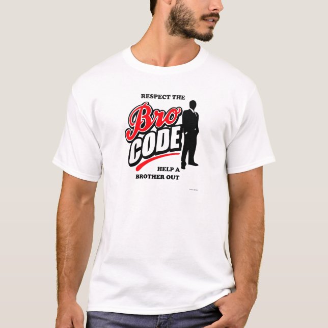 T-shirt Respectez le code de Bro (Devant)