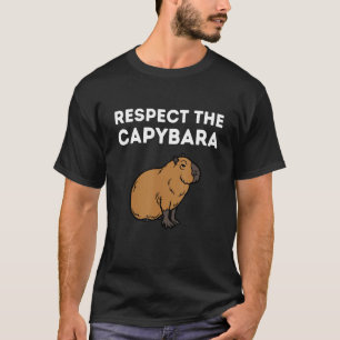 T-shirt Respectez Le Respect De Capybara Capybara Capybara