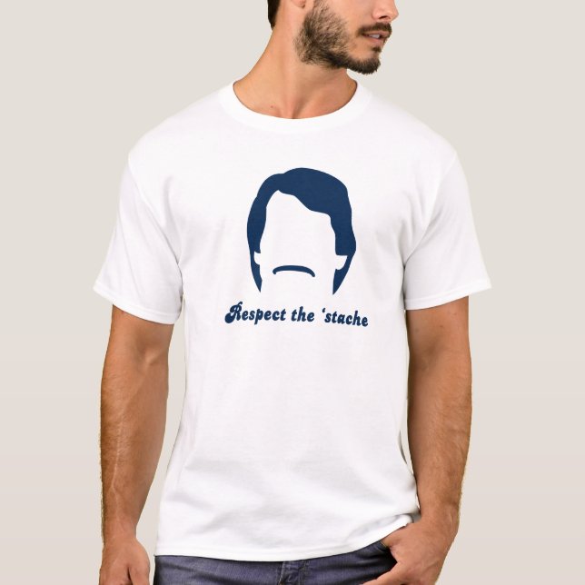 T-SHIRT RESPECTEZ LE STACHE (Devant)