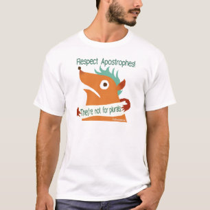 T-shirt Respectez les appostrophes — chemise
