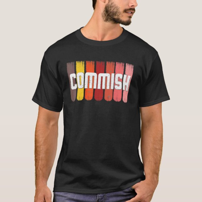 T-shirt Respectez Mme Commish Imaginaire Football Pour Gam (Devant)