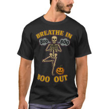 Respire dans Boo Out Skeleton Yoga Halloween