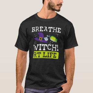 T-shirt Respirer Sorcière RT Vie Éffrayante Sorcière Respi