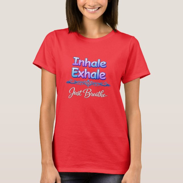 T-shirt Respirez simplement (Devant)