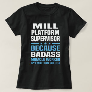 T-shirt Responsable de la plateforme de fraisage