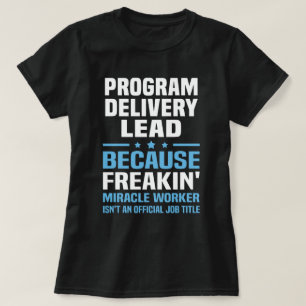 T-shirt Responsable de la prestation du programme