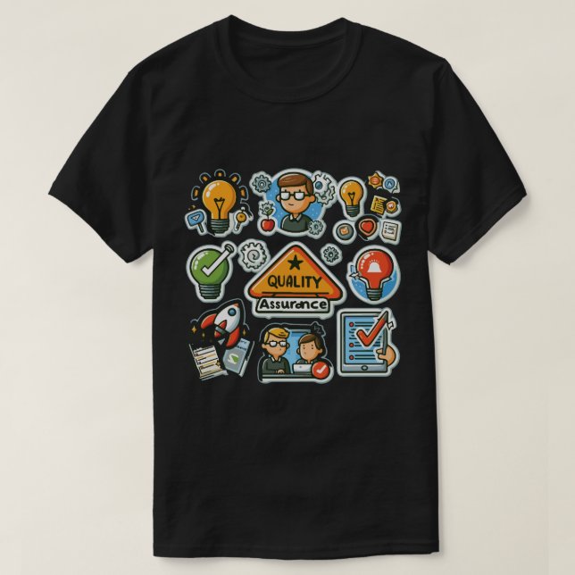 T-shirt Responsable de l'assurance qualité (Design devant)