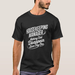 T-shirt Responsable de l'entretien faisant disparaître la