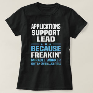 T-shirt Responsable de support des applications