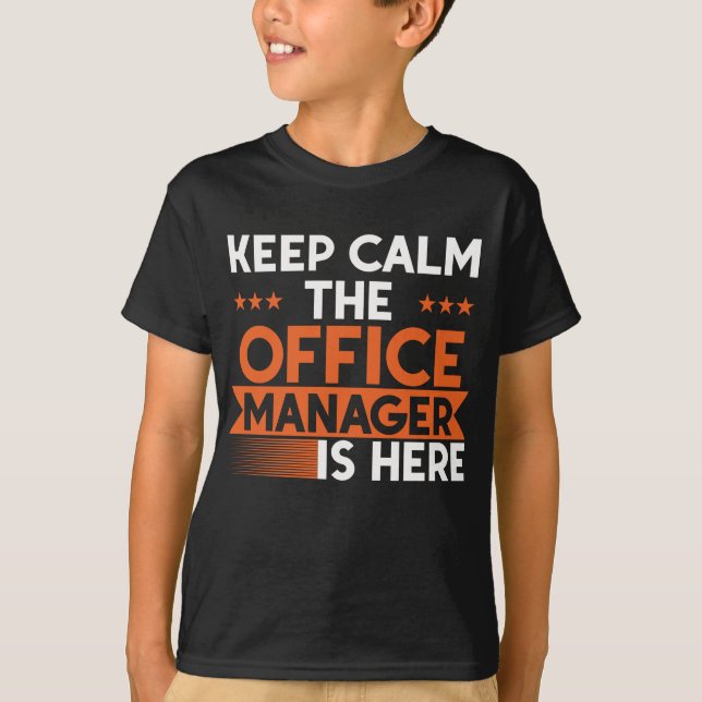 T-shirt Responsable du bureau de la réception Lady Women (Devant)