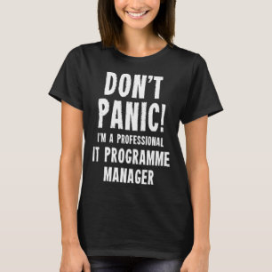 T-shirt Responsable du programme informatique