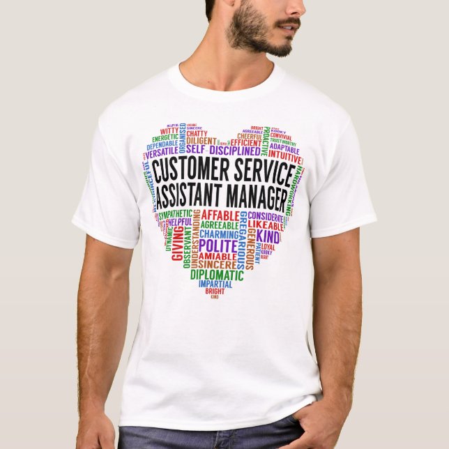 T-shirt Responsable du service à la clientèle (Devant)