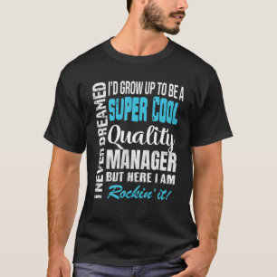 T-shirt Responsable Qualité    Appréciation